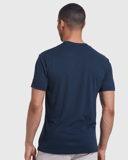 True Classic Premium Fitted Crew Neck T-Shirt - Navy, view 10