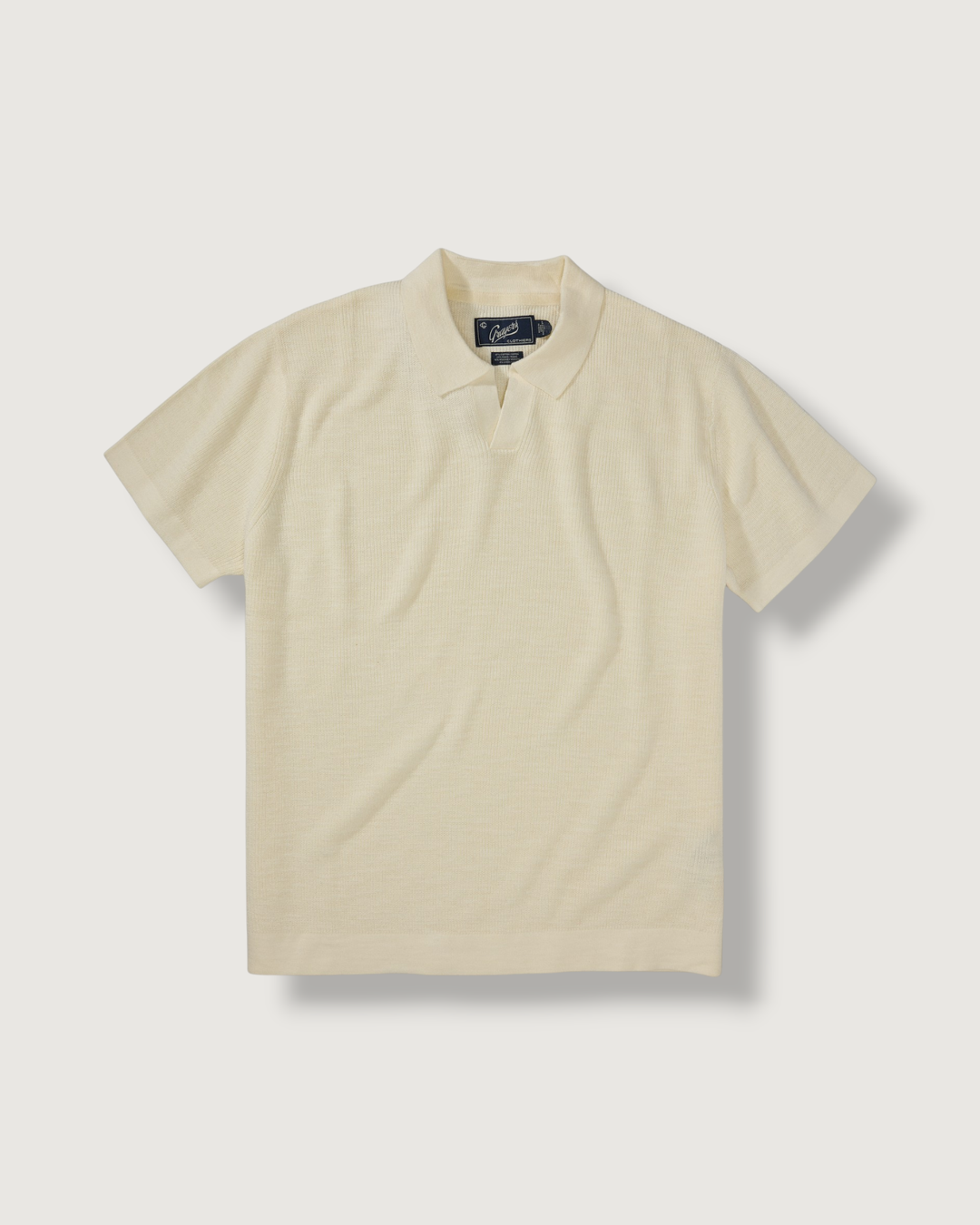 Gregory Johnny Collar Polo - Cream