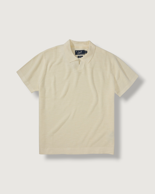 Gregory Johnny Collar Polo - Cream