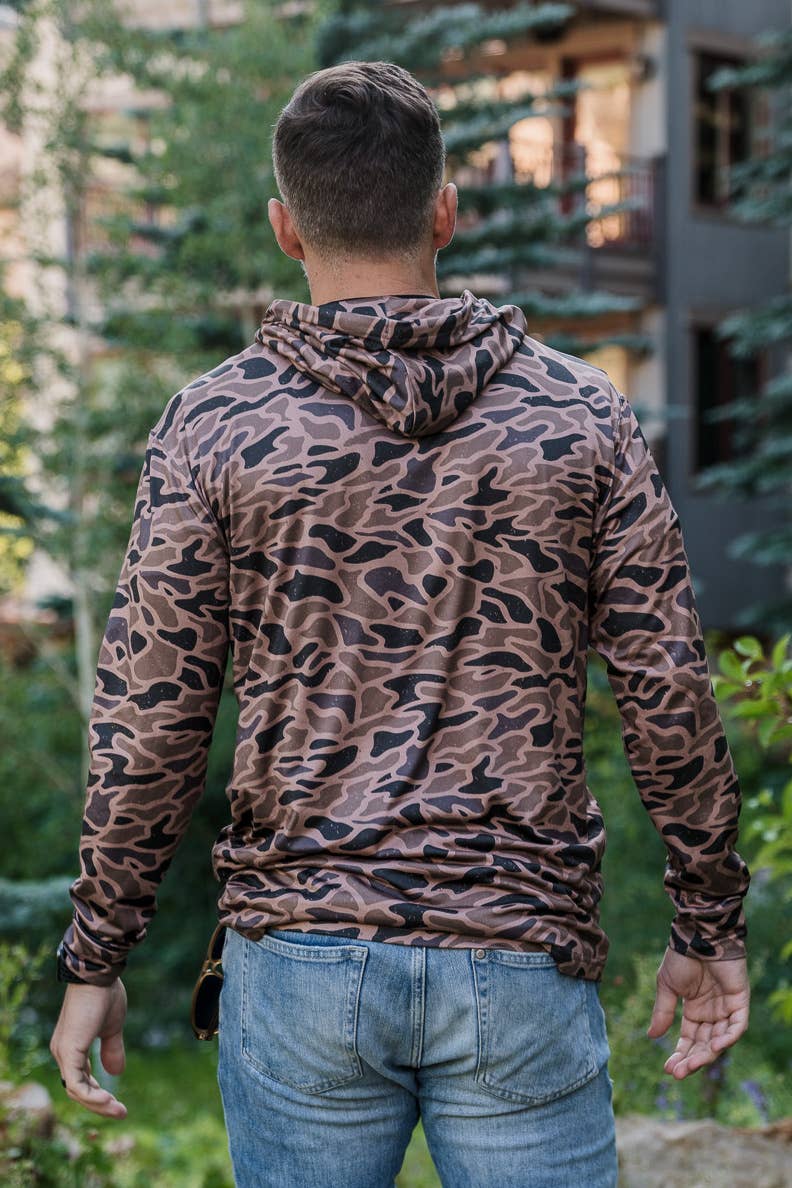 BURLEBO - Performance Hoodie - Gauge Camo