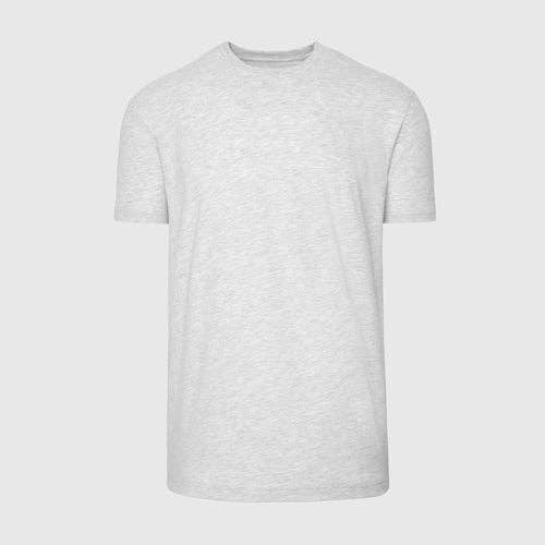 True Classic Premium Fitted Crew Neck T-Shirt - Light Heather Gray, view 2