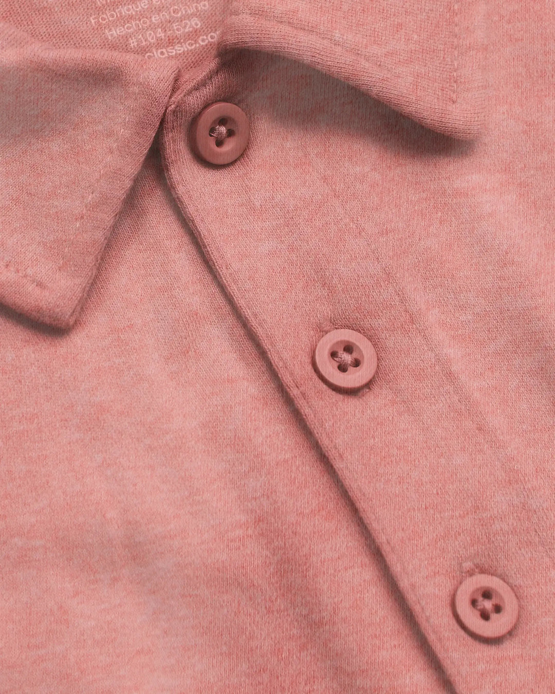 Short Sleeve Shirt | Polo | Heather Cayenne
