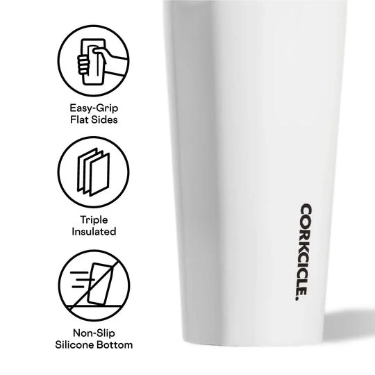 Corkcicle - Classic Stainless Steel Tumbler - Matte Black 16oz