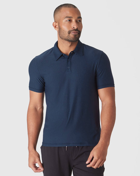 Short Sleeve Shirt | Active | Polo | Dark Heather