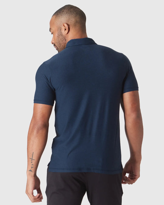 Short Sleeve Shirt | Active | Polo | Dark Heather