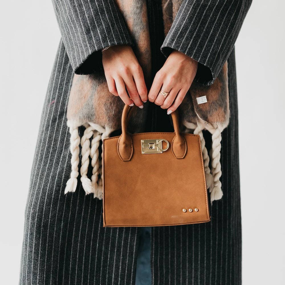Nixie Nubuck Small Tote, view 2