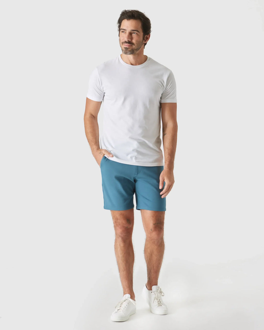 Chino Shorts | Comfort | 7" | Sapphire, view 4