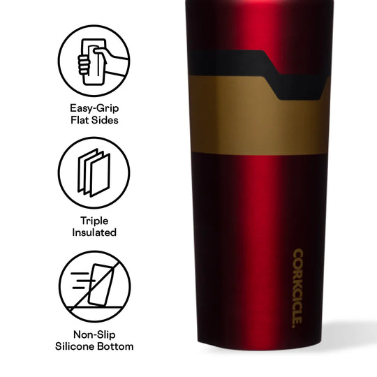 Corkcicle - MARVEL Sport Canteen Insulated Water Bottle - Iron Man 20oz
