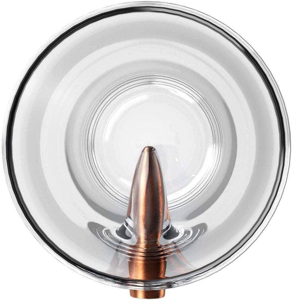 .50 Caliber Real Bullet Pint Glass - Rust & Refined