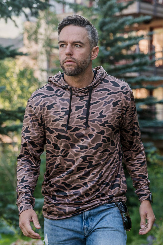 BURLEBO - Performance Hoodie - Gauge Camo