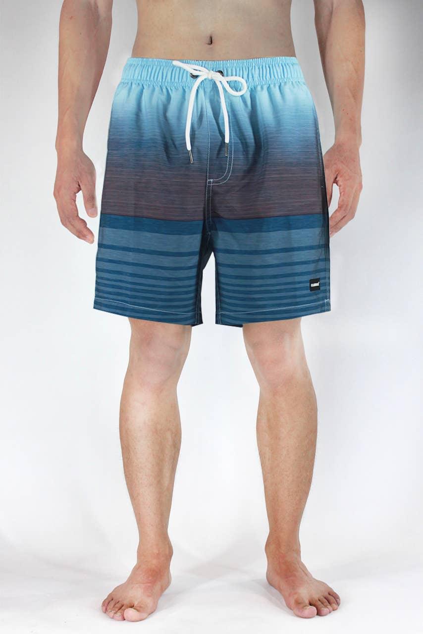 6'' Inch Men's Swim Trunks Volley Shorts Horizon - Rust & Refined
