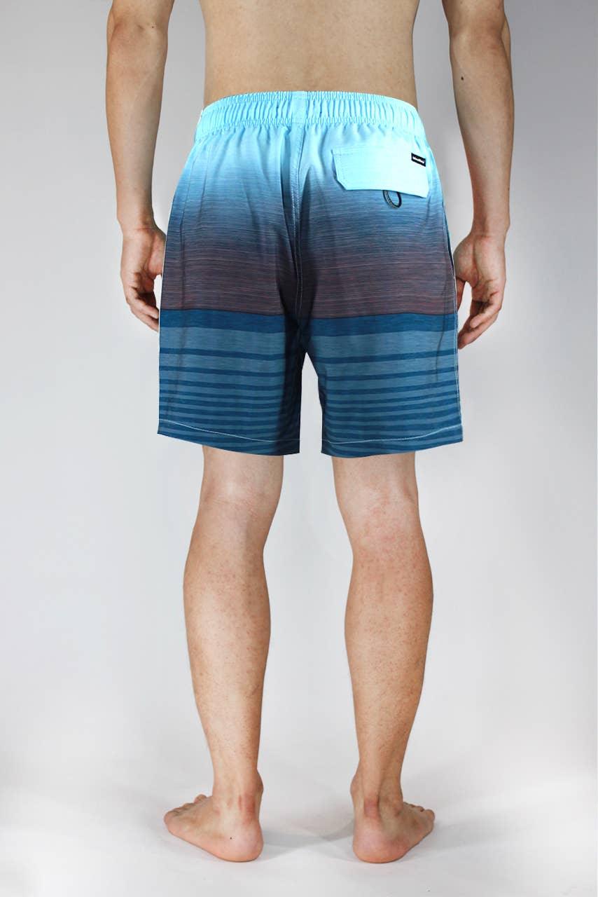 6'' Inch Men's Swim Trunks Volley Shorts Horizon - Rust & Refined