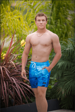 6'' Inch Men's Swim Trunks Volley Shorts Soft Storm - Rust & Refined