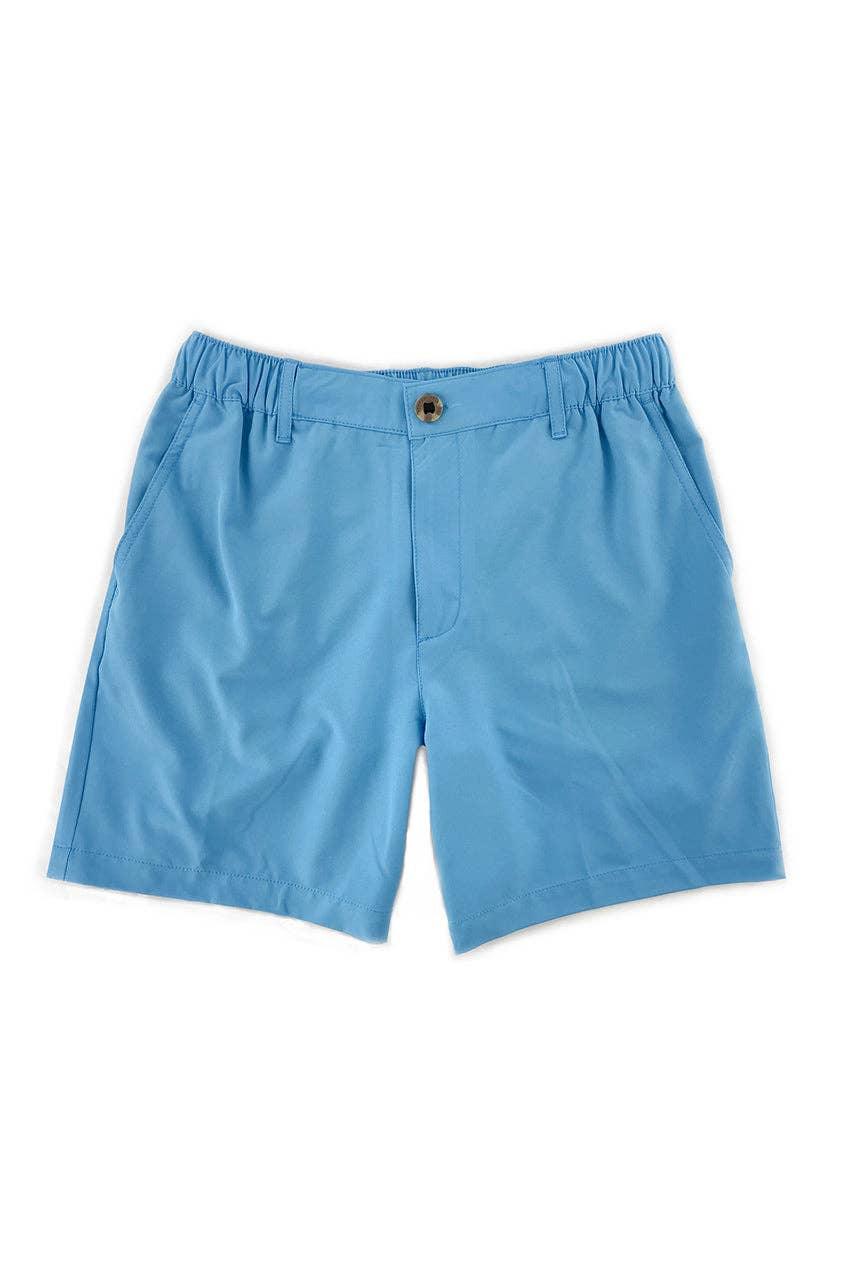 6" Swim Trunks Half Elastic Waistband Solid Shorts - Rust & Refined