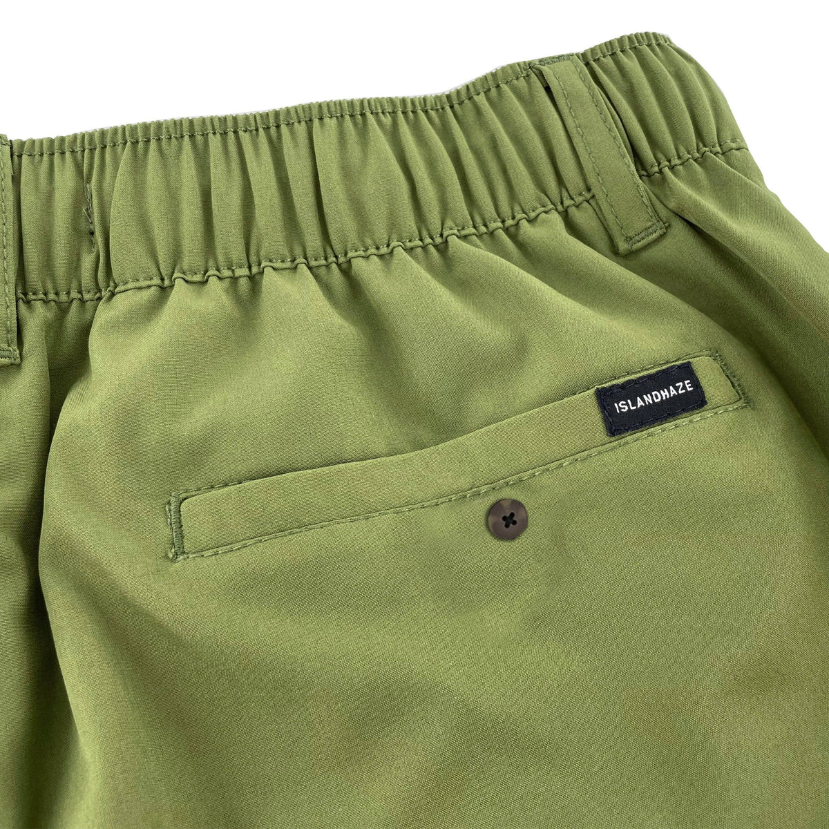 6" Swim Trunks Half Elastic Waistband Solid Shorts - Rust & Refined
