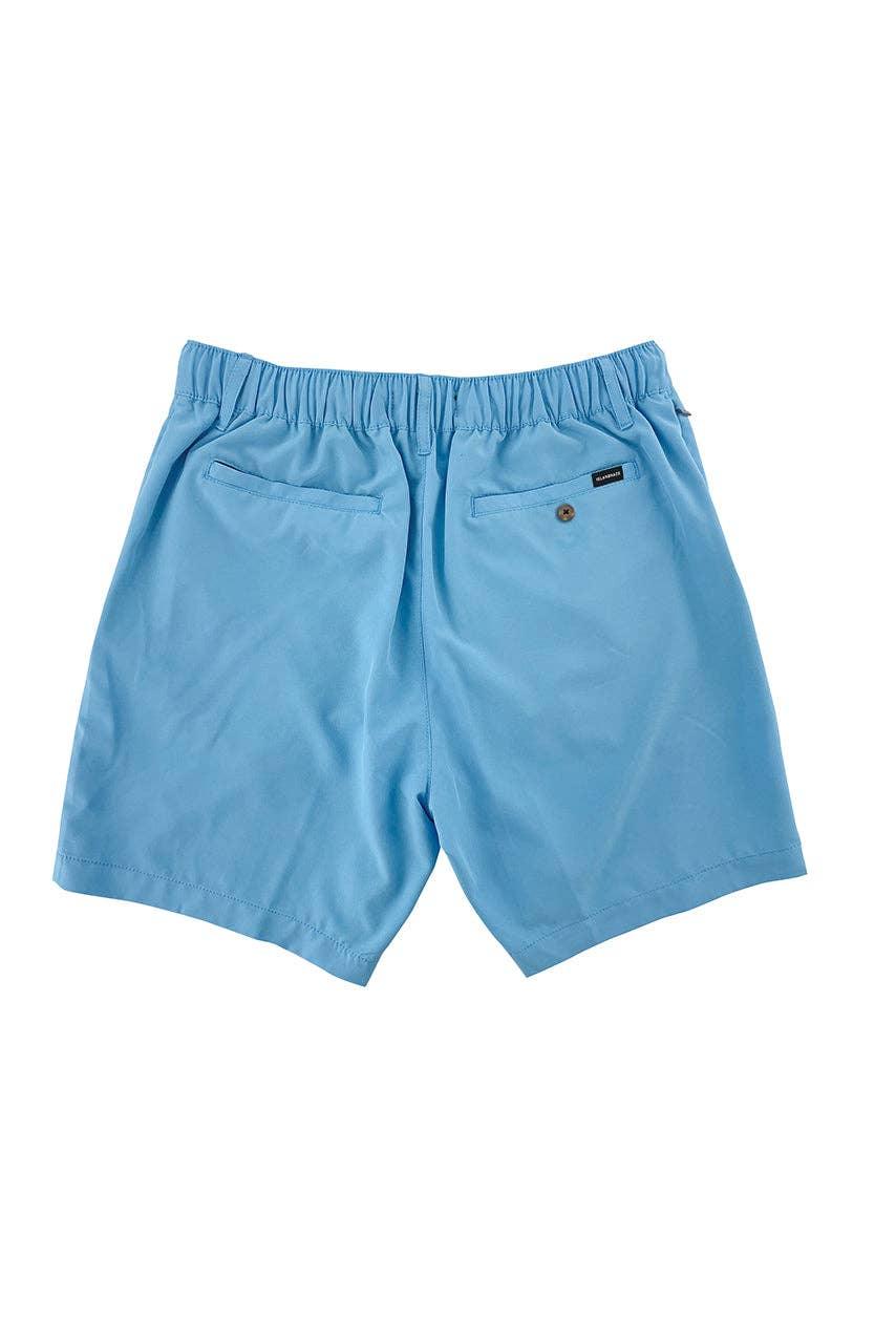 6" Swim Trunks Half Elastic Waistband Solid Shorts - Rust & Refined