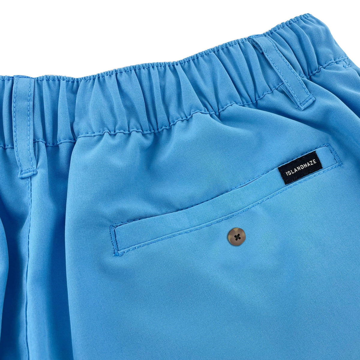 6" Swim Trunks Half Elastic Waistband Solid Shorts - Rust & Refined