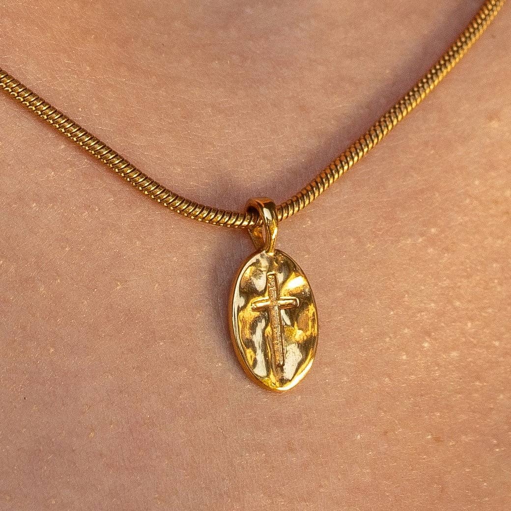 ALCO Faith Necklace - Gold, alternate view 3