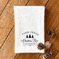 Farm Fresh Christmas Trees - Christmas Tea Towel