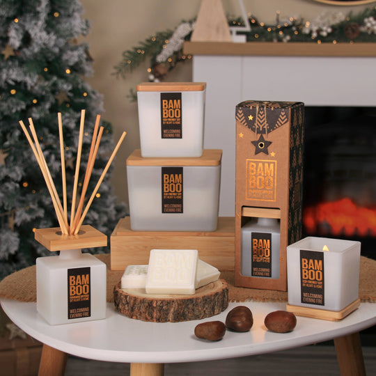 BAMBOO Eco-Friendly Soy Candle Fall / Winter Collection - Small and Large Options