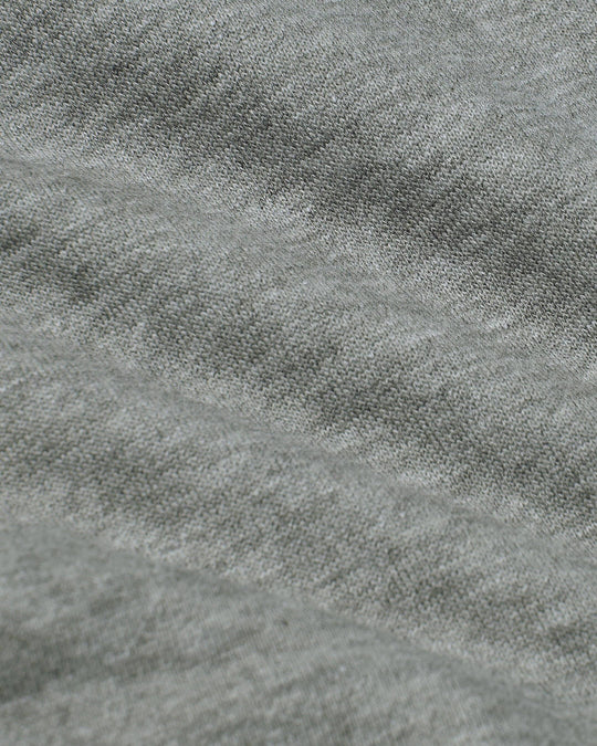 Medium Heather Gray Fleece French Terry Shorts, view 7