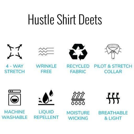 Tough Apparel Hustle Performance Dress Shirt - Rust & Refined