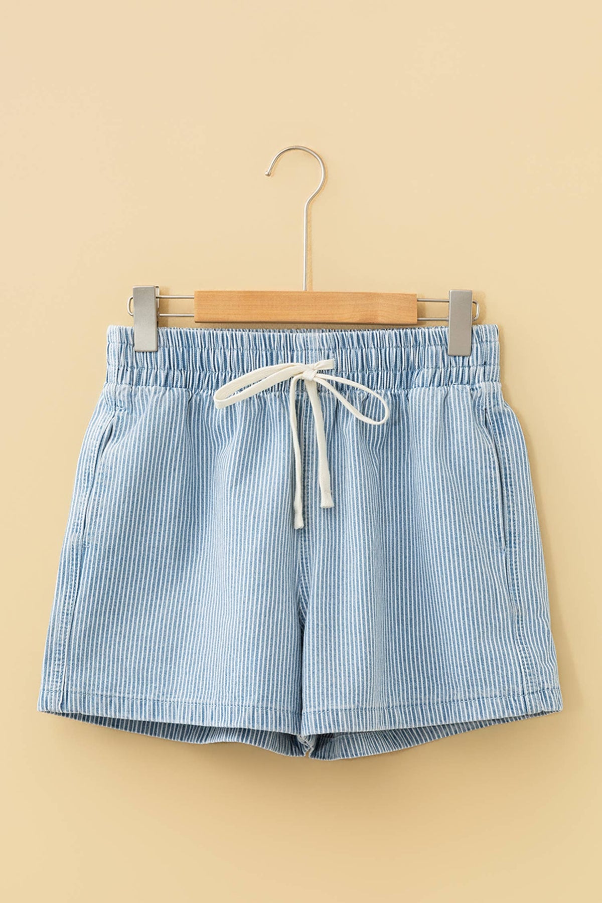 Coastal Stripe Drawstring Shorts, view 3
