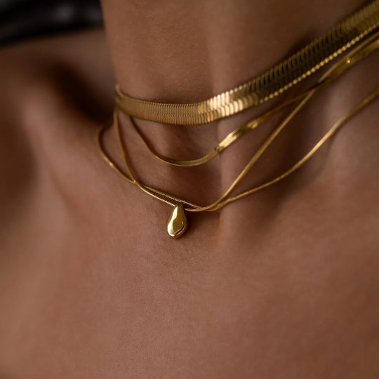 ALCO Form Necklace - Gold, alternate view 10