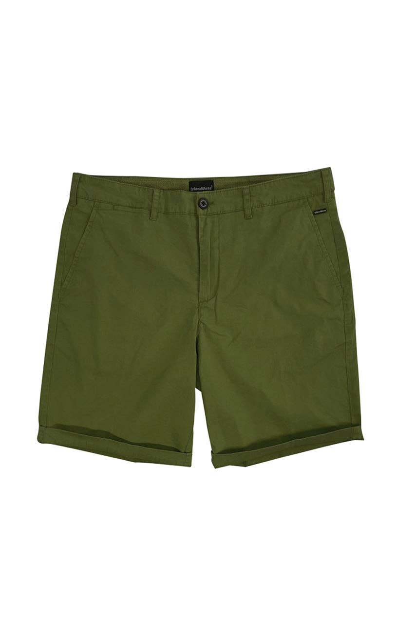 Islandhaze - 8.5"Inch Men's Cotton Spandex Stretch Chino Shorts