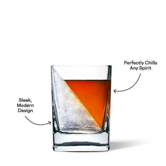 Corkcicle - Ice Wedge Whiskey Glass - 9oz