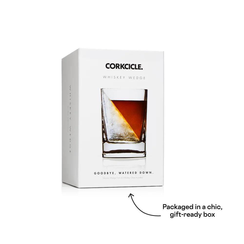 Corkcicle - Ice Wedge Whiskey Glass - 9oz