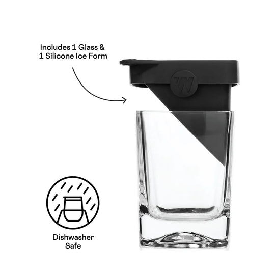 Corkcicle - Ice Wedge Whiskey Glass - 9oz