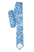 Crater - Light Blue Floral Tie, view 3