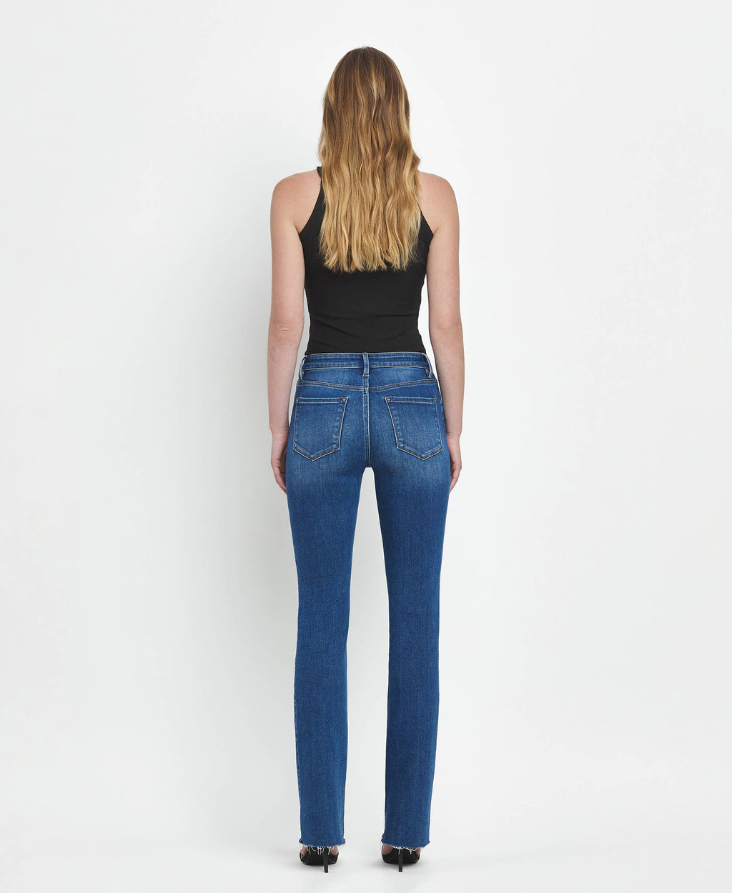 HIGH RISE SLIM BOOTCUT JEANS LV1480, view 17