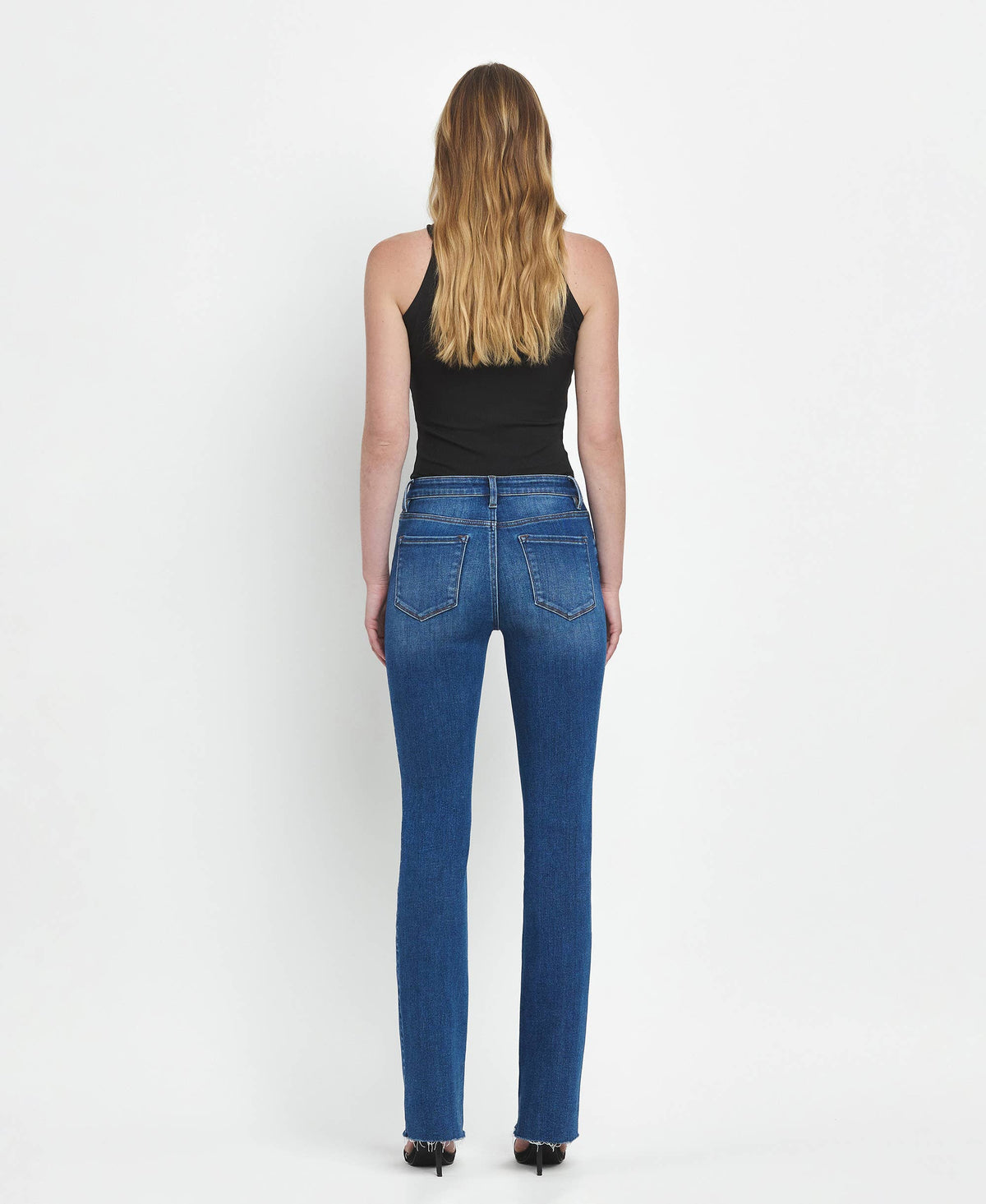 HIGH RISE SLIM BOOTCUT JEANS LV1480, view 17