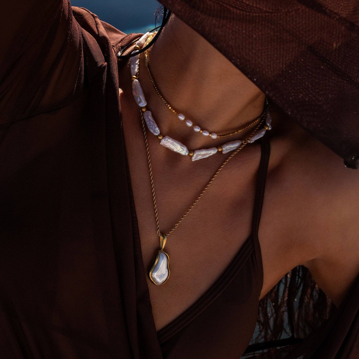 ALCO Oasis Necklace - Gold, alternate view 4