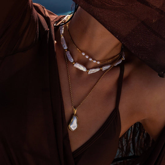 ALCO Oasis Necklace - Gold, alternate view 4