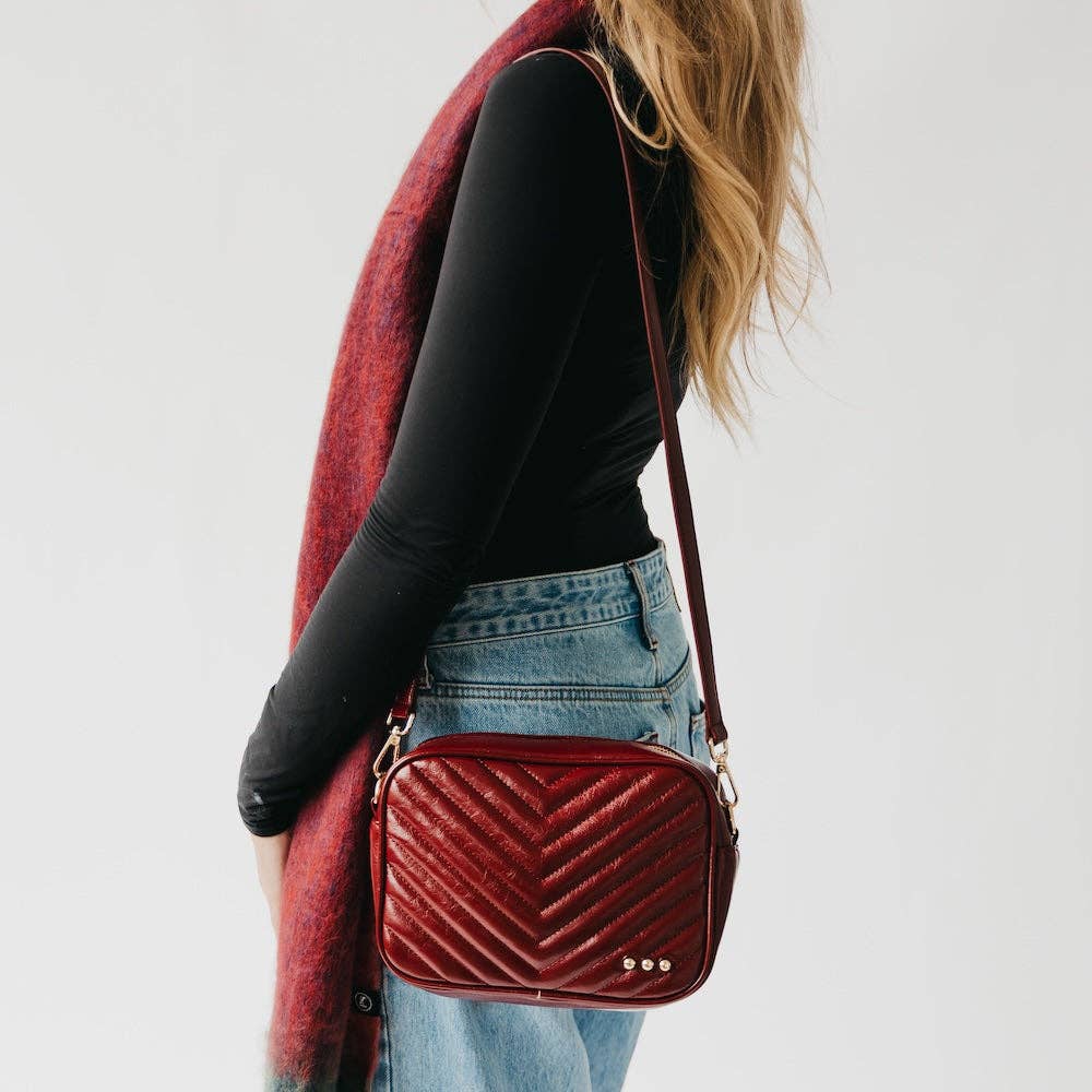 Coco Quilted Camera Crossbody Bag, view 8