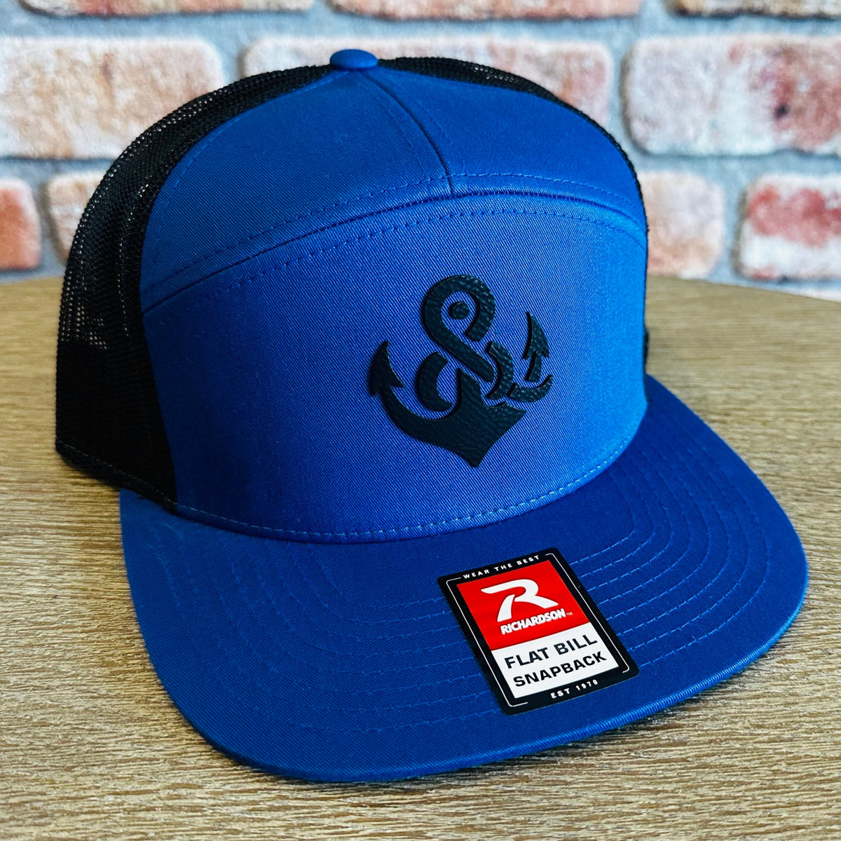 R&R Anchor 7-Panel Hat - Royal Blue