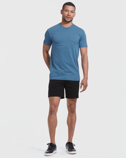 True Classic Premium Fitted Crew Neck T-Shirt - Indigo, view 7