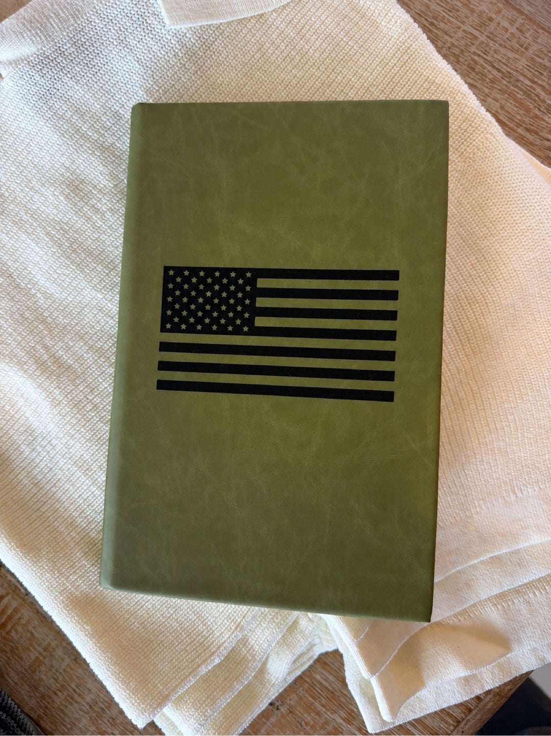 American Flag Journal - Olive