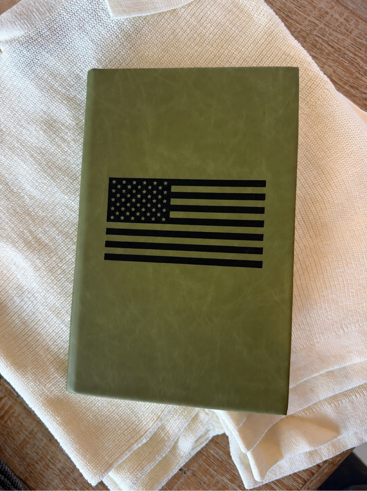 American Flag Journal - Olive
