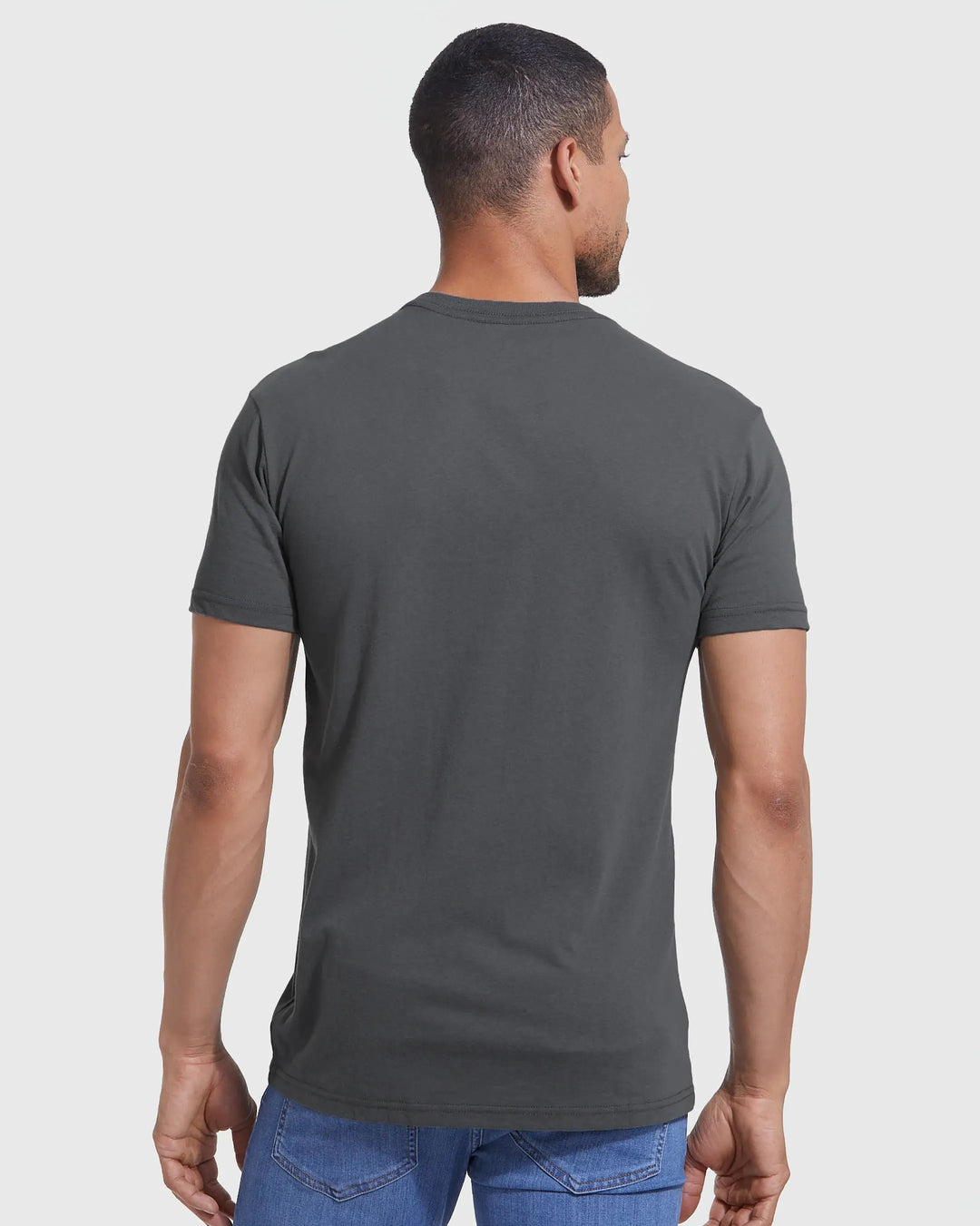 True Classic Premium Fitted Crew Neck T-Shirt - Carbon