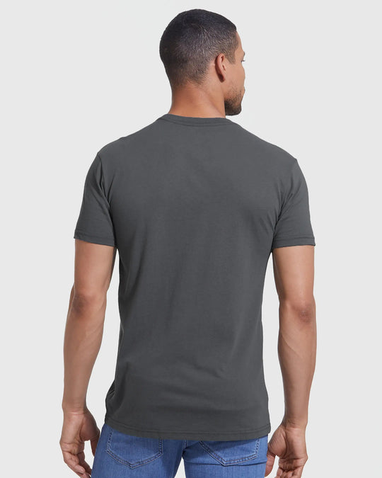 True Classic Premium Fitted Crew Neck T-Shirt - Carbon