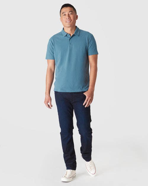 Short Sleeve Polo Shirt | Sapphire