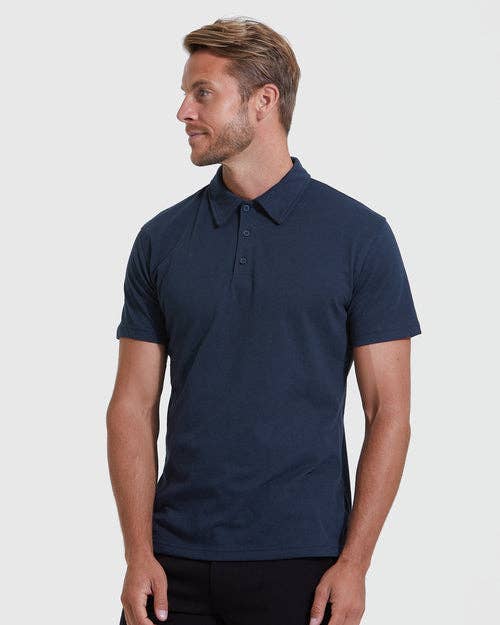 Short Sleeve Polo Shirt | Navy