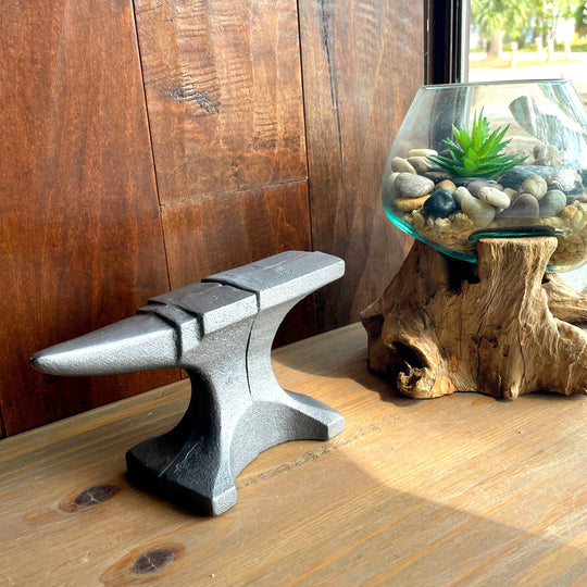 Set of 2 Cast Iron Anvil Bookends, view 6