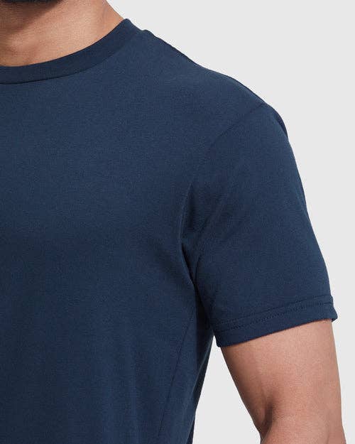 True Classic Premium Fitted Crew Neck T-Shirt - Navy, view 9