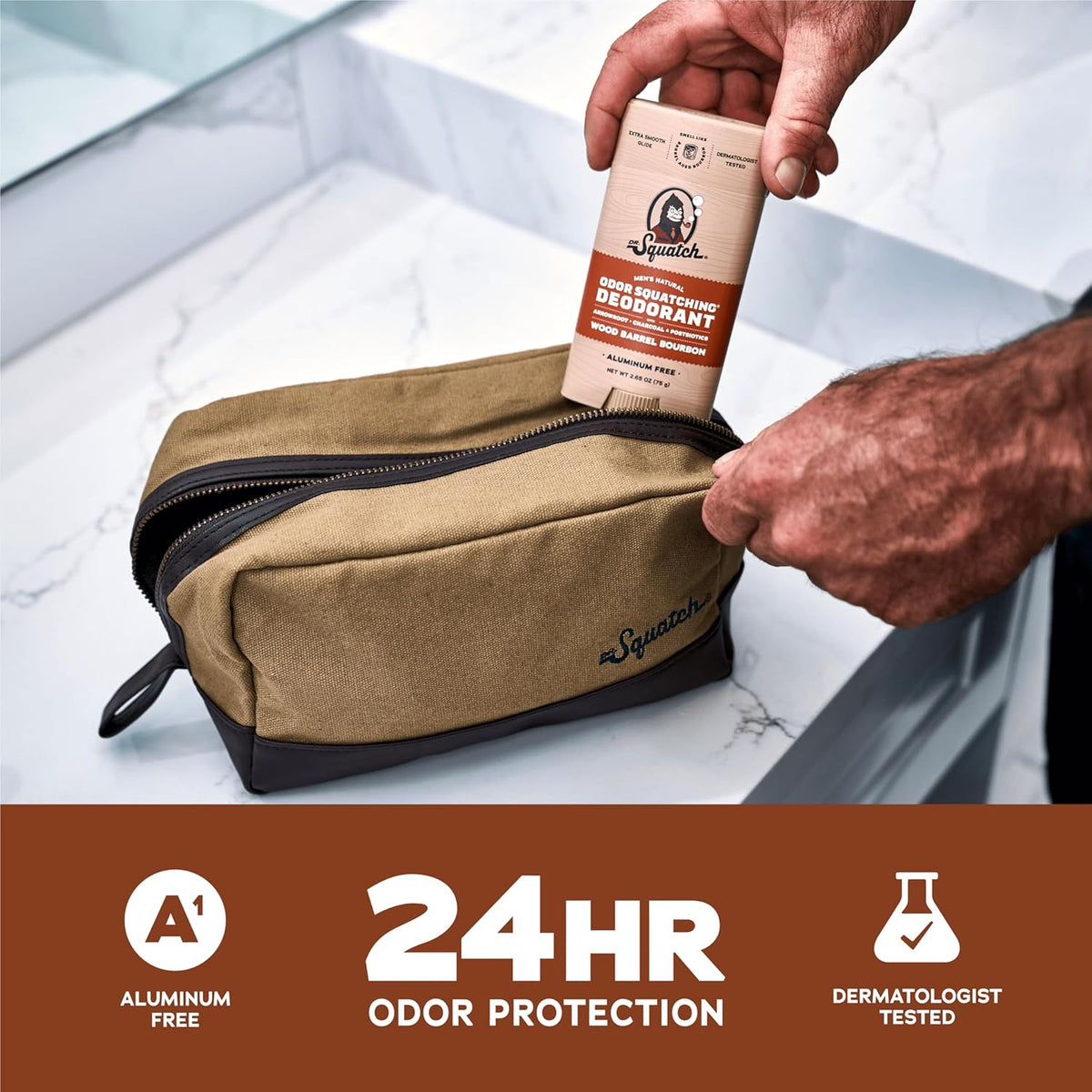Dr. Squatch Deodorant - Wood Barrel Bourbon, view 2