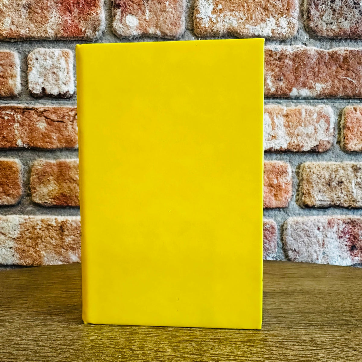Leatherette journal in Yellow